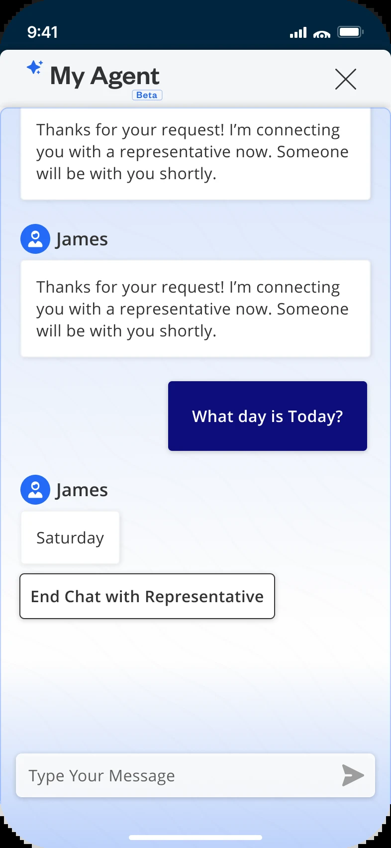 MyAgent connecting a Club Wyndham owner to a live representative